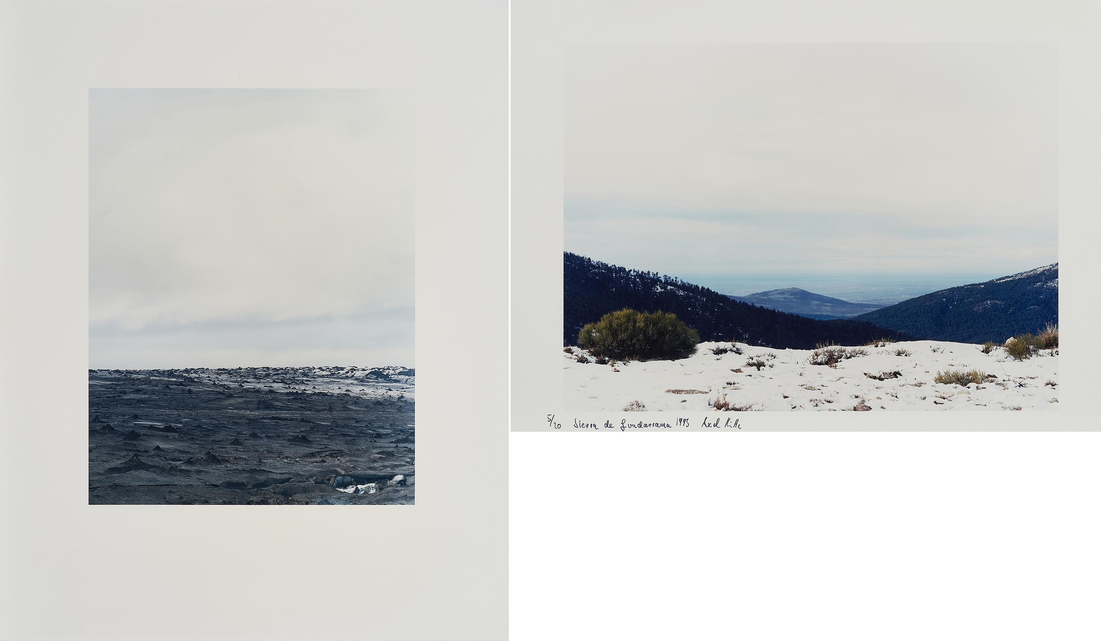 Axel Hütte - Konvolut von 2 C-Prints.