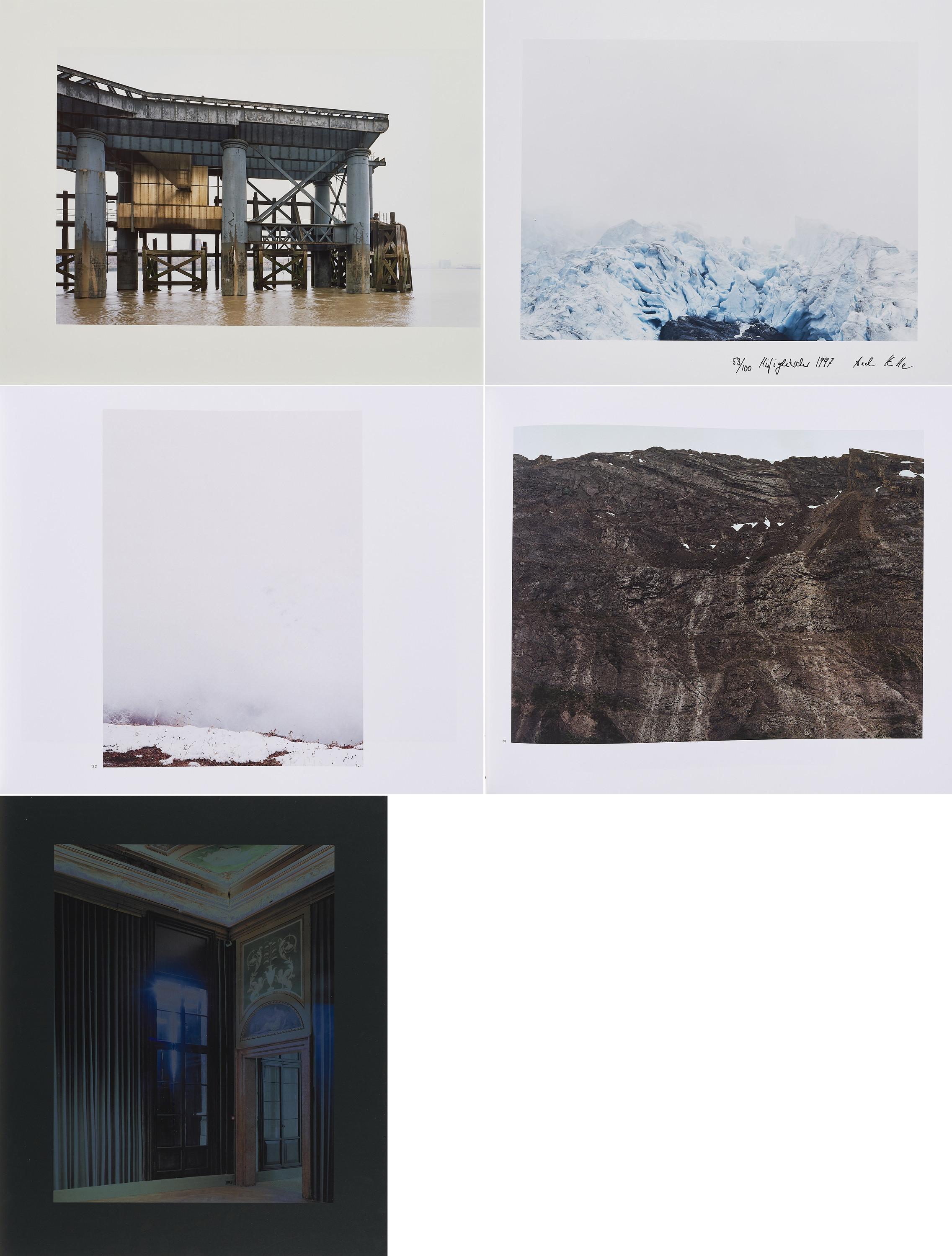 Axel Hütte - Konvolut von 3 Fotografien.