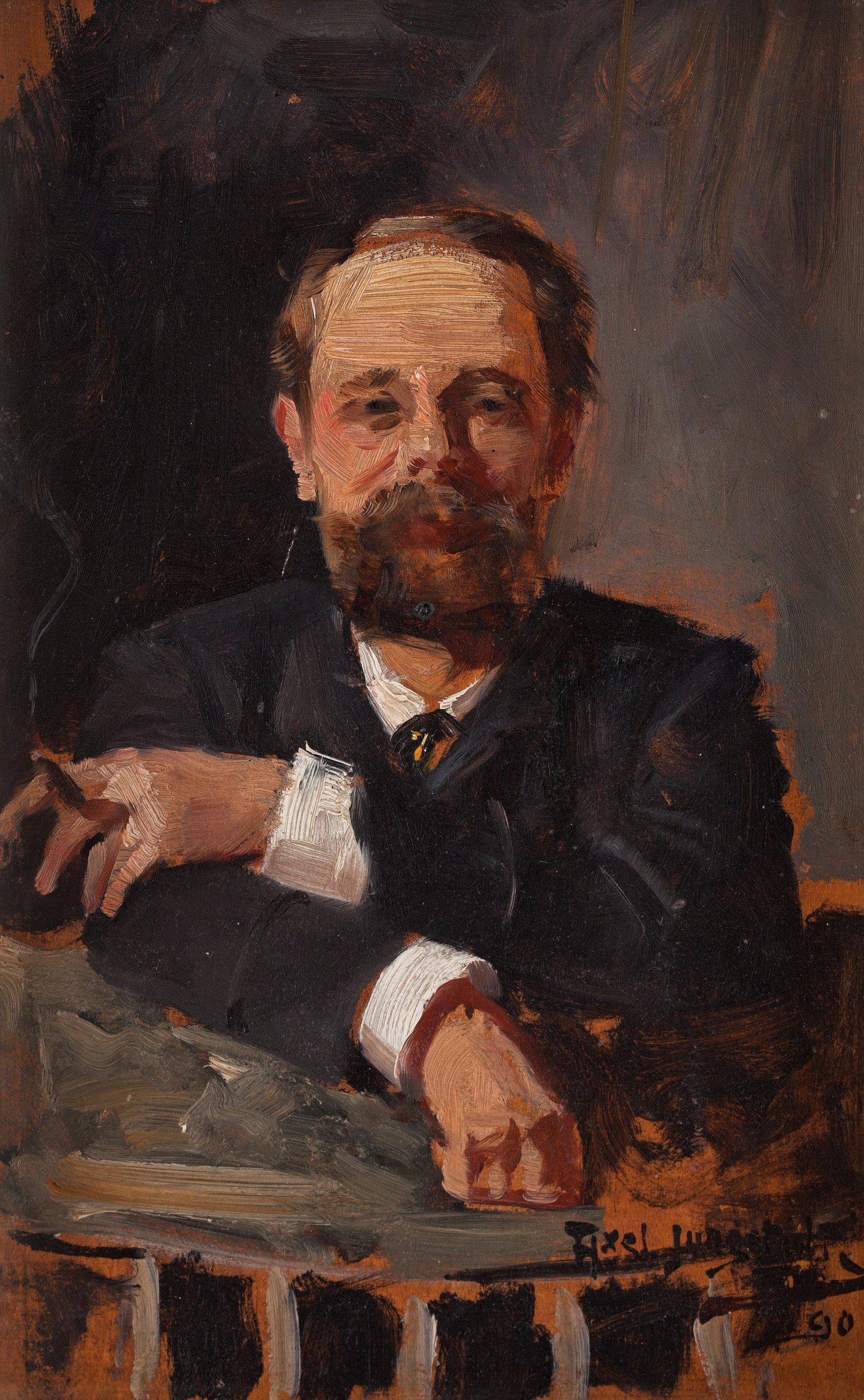 Axel Jungstedt - Portrait of a man