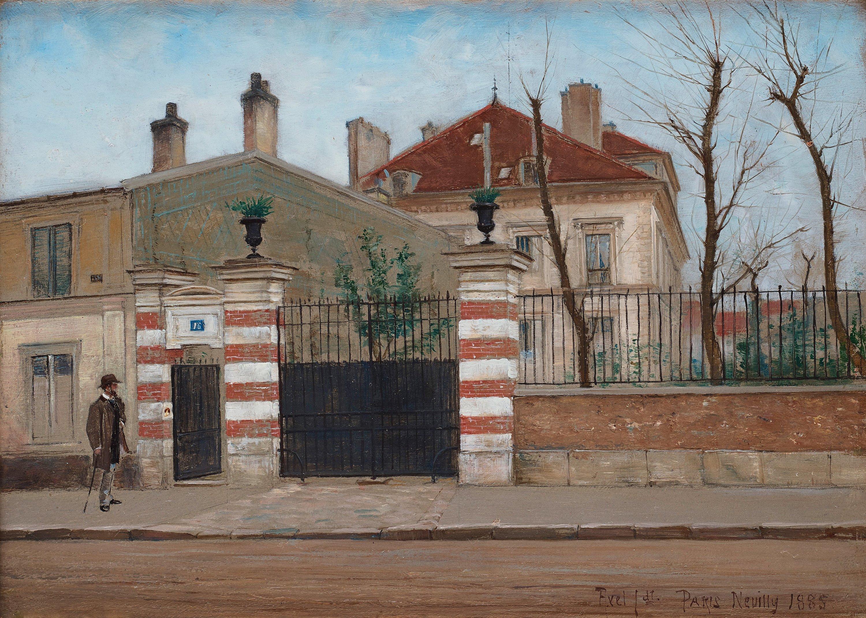 Axel Jungstedt - Promenade in Neuilly, Paris