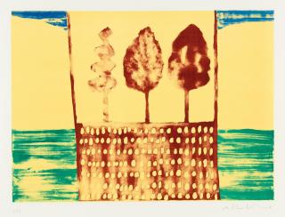 Axel Kasseböhmer - 8 Landschaften (4 Blätter aus einer Mappe mit 8 Arbeiten)