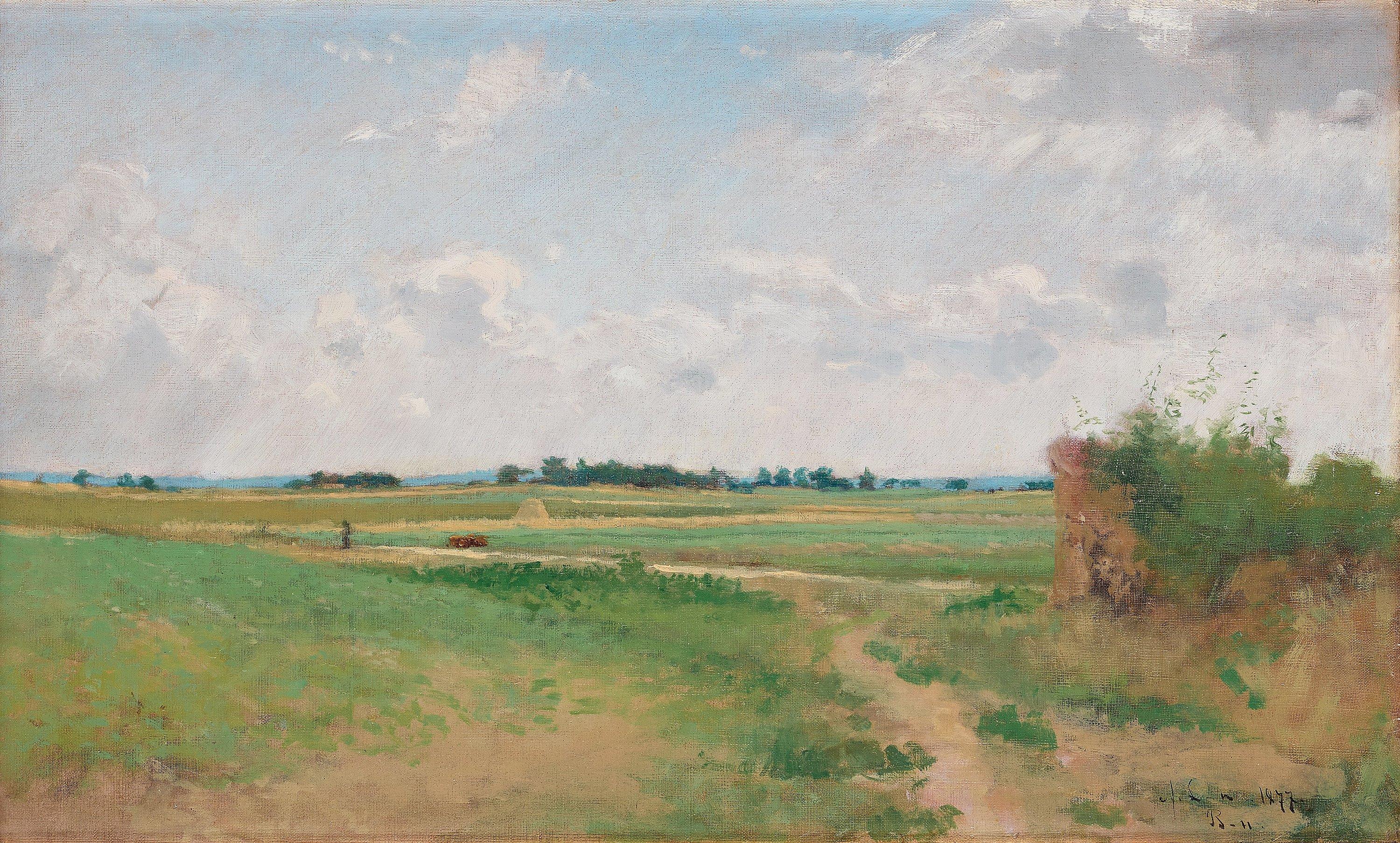 Axel Lindman - Landscape from Barbizon