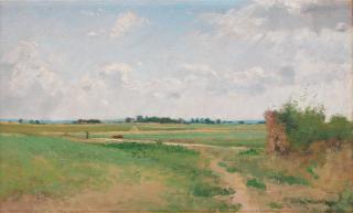 Axel Lindman - Landscape from Barbizon