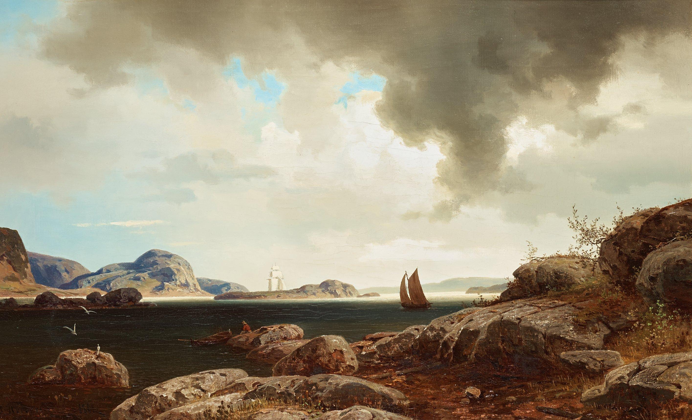Axel Nordgren - At the coast outside Bohuslän