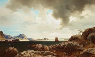 Axel Nordgren - At the coast outside Bohuslän