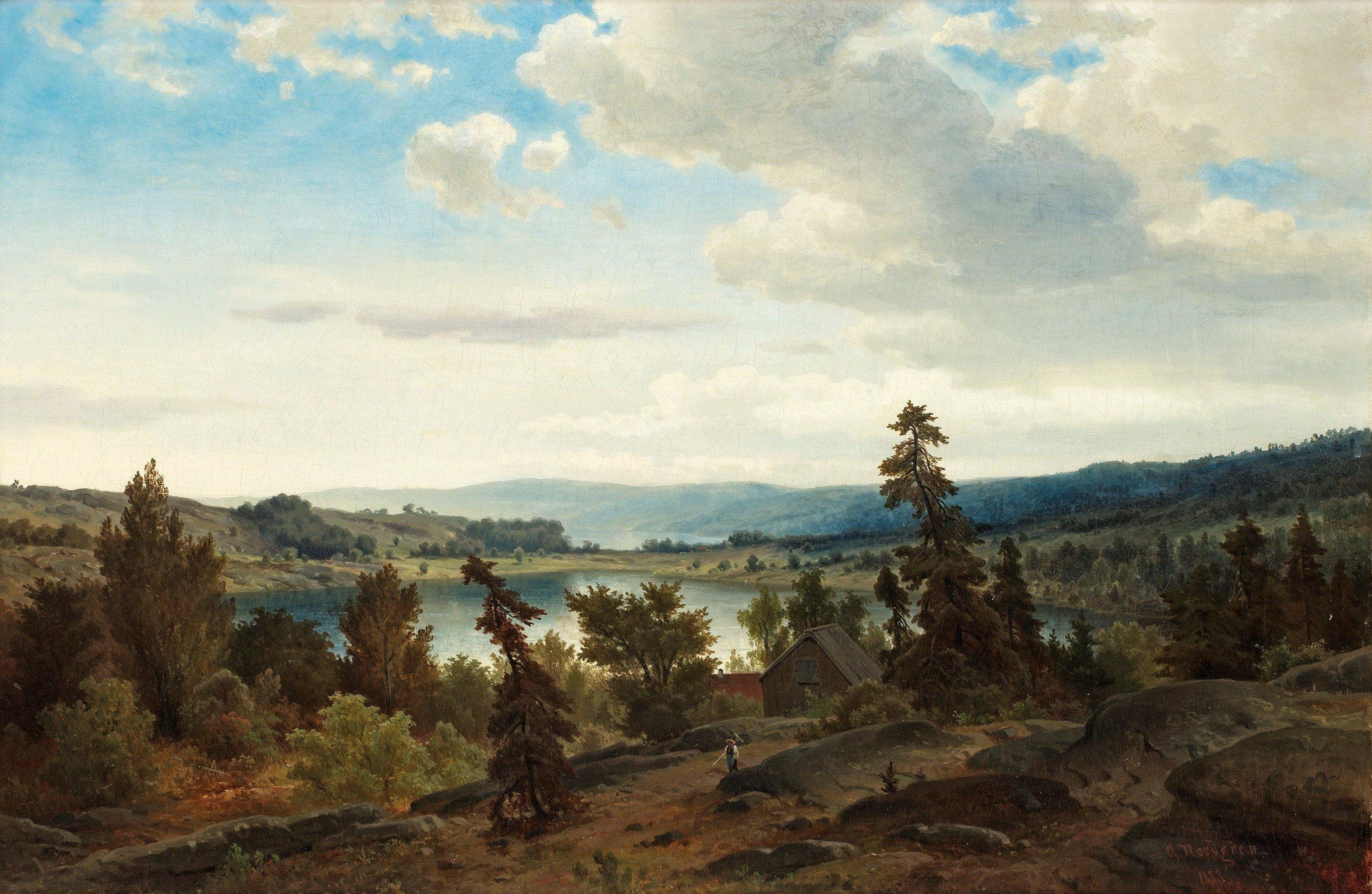 Axel Nordgren - Landscape with lake