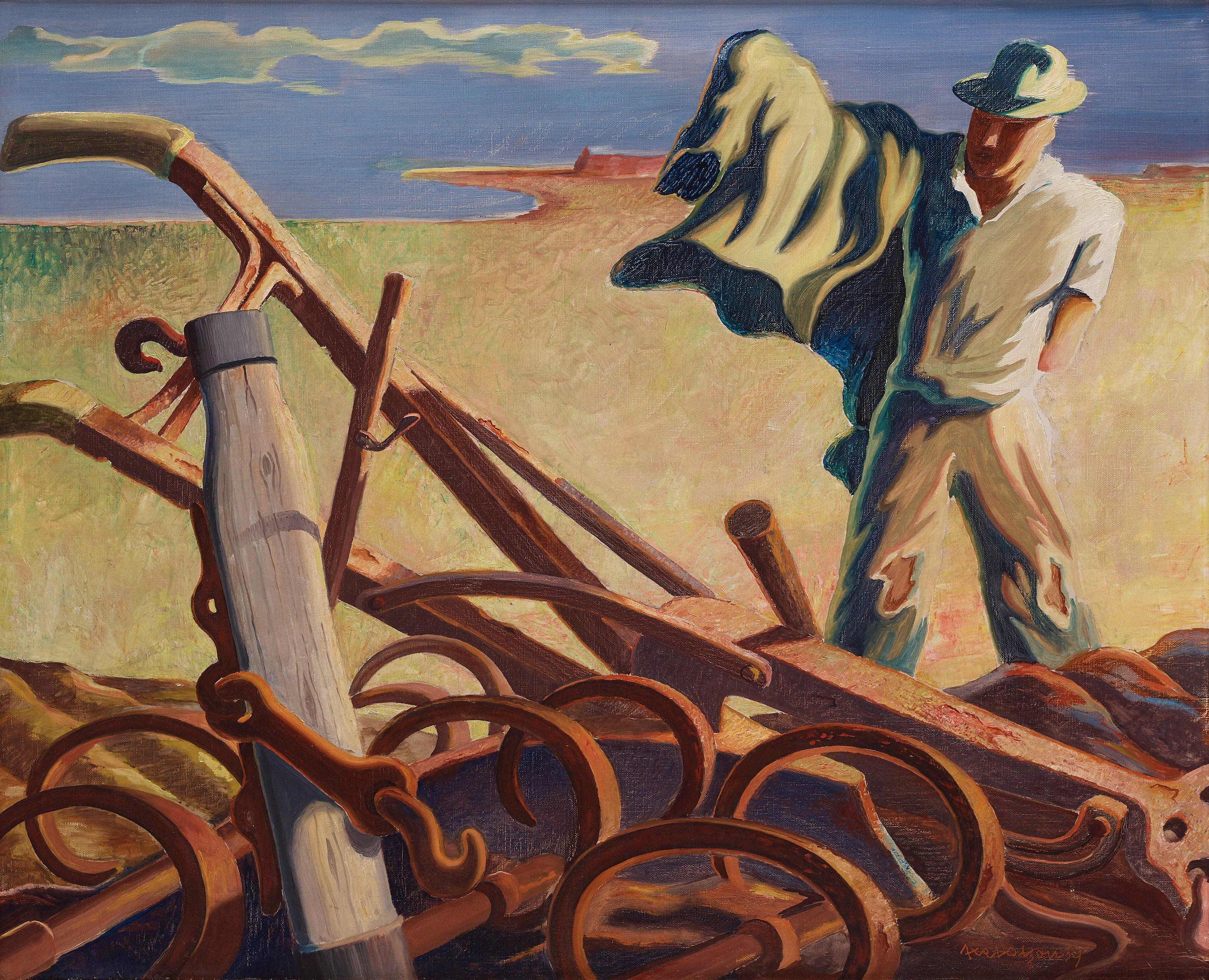 Axel Olson - Man on the beach