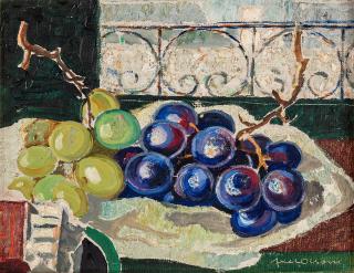 Axel Olson - \'Stilleben med vindruvor\'