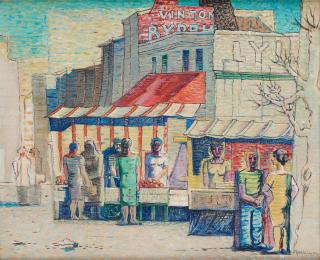Axel Olson - The square, St Denis