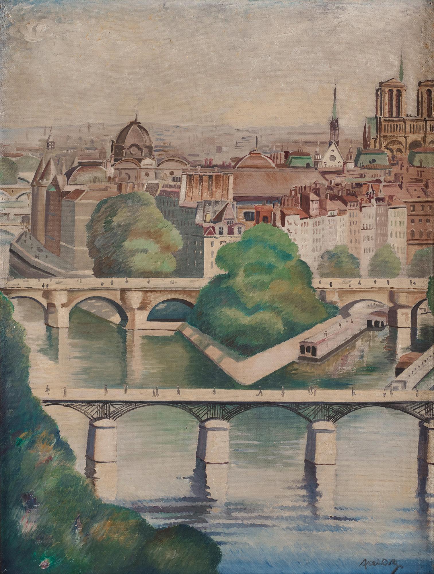 Axel Olson - View over Paris