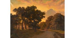 Axel Thorsen Schovelin - Working the Fields at Twilight