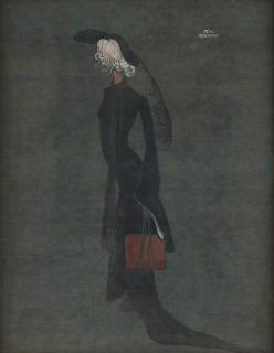 Axel Törneman - Lady in black