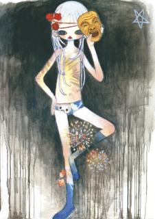 Aya Takano - A cluster of fireworks, that girl