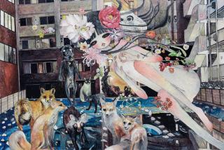 Aya Takano - A Gathering Of Ancient God Of Food, Animals From Long Ago, And The Young Who Have Been Forced To Migrate To This Country（Not For Human Eyes）(Painted In 2013)