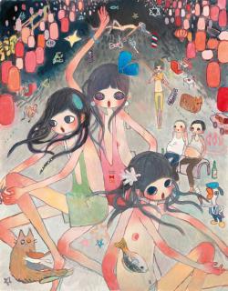 Aya Takano - THE FISH IN BEIJING REALLY DELICIOUS GLUB GLUB