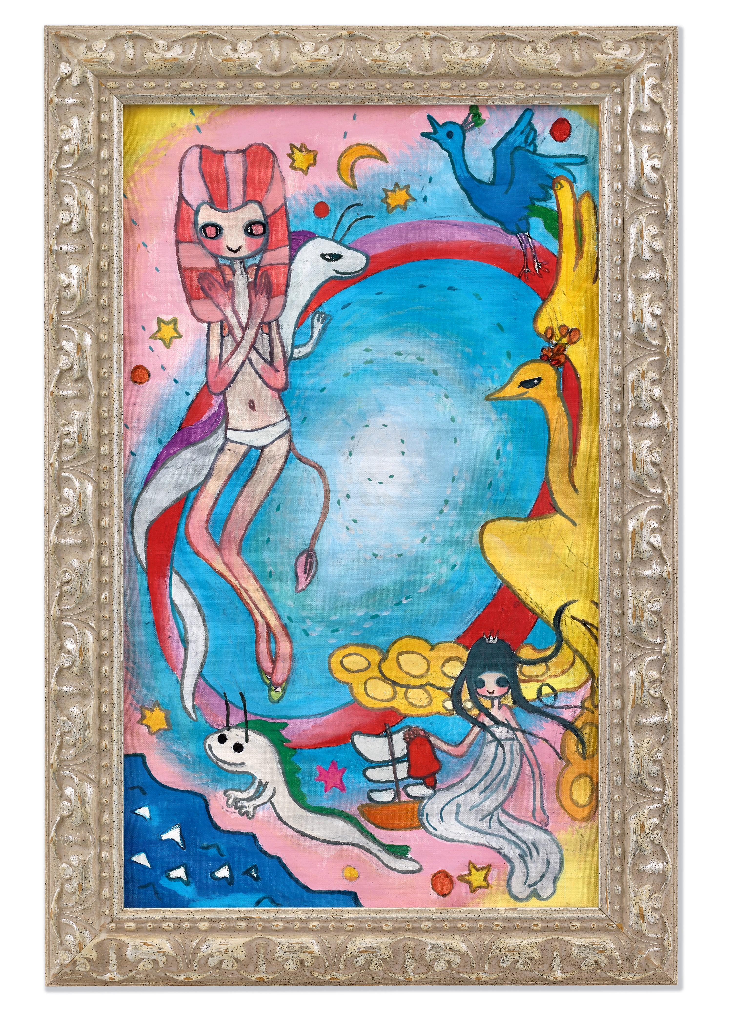 Aya Takano - Wheel Of Fortune – Luck (Painted In 2010)