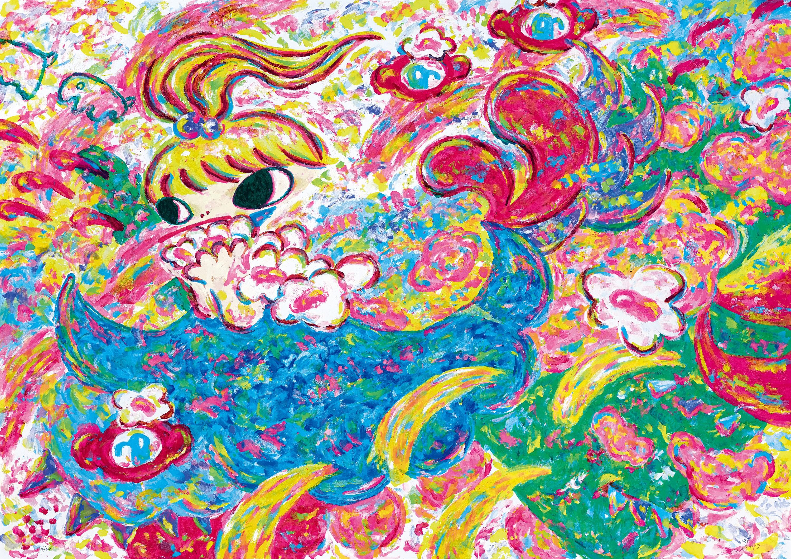 Ayako Rokkaku - Untitled A(Executed In 2021)