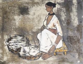 B. Prabha - Untitled (Fish Market)