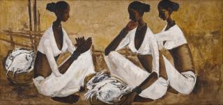 B. Prabha - Untitled (Fisherwomen)