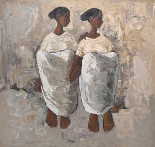 B. Prabha - Untitled (Two Women)