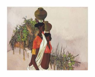 B. Prabha - Untitled (Village Women)