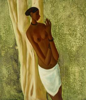 B. Prabha - Untitled (Woman)