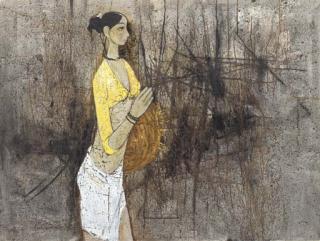 B. Prabha - Untitled (Woman)