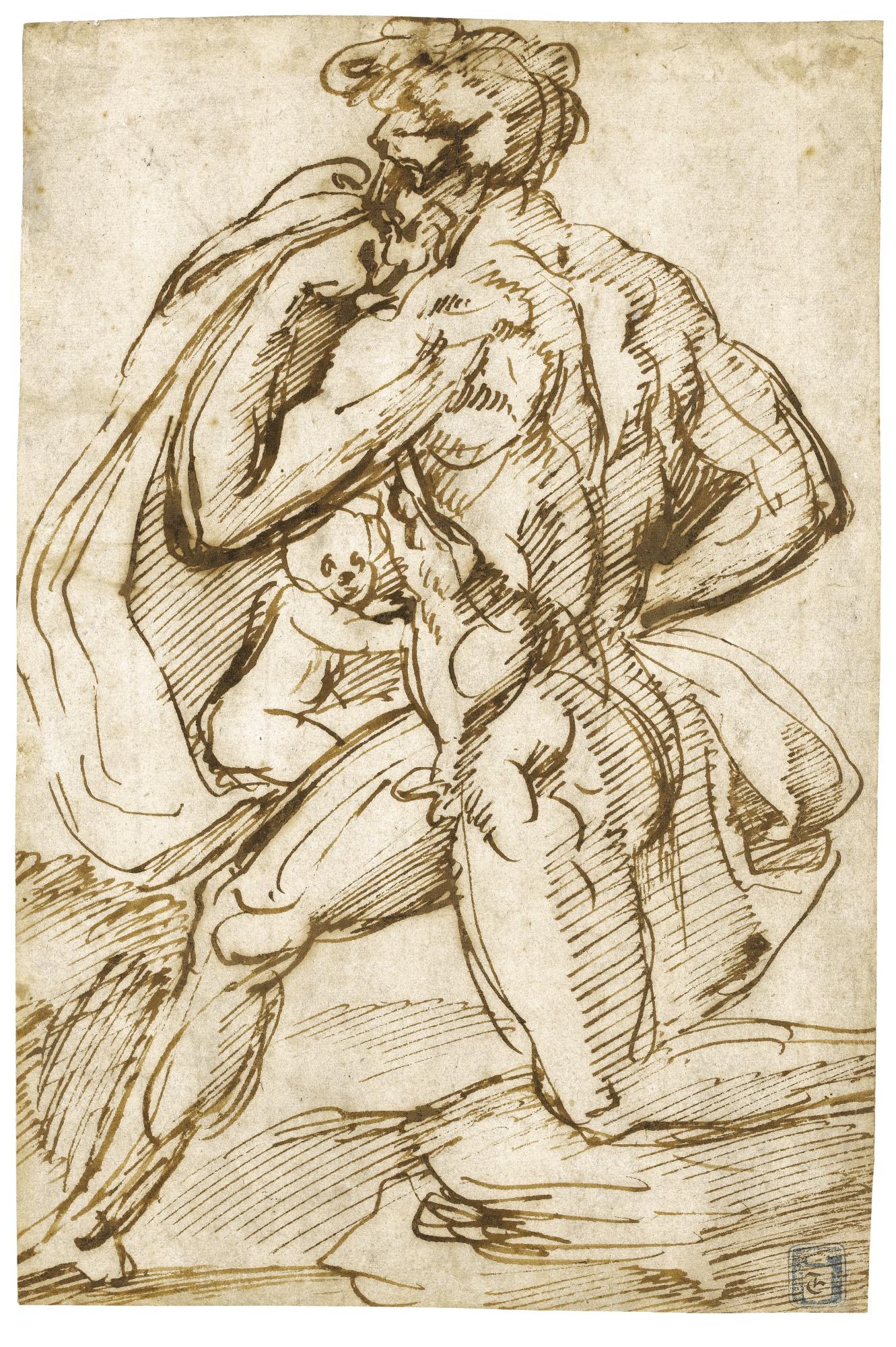 Baccio Bandinelli - The Birth Of Bacchus From Jupiter\'S Thigh