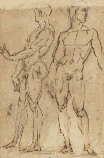 Baccio Bandinelli - Two Nude Men Standing