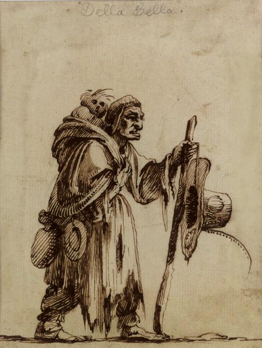 Baccio Del Bianco - A beggar carrying an infant