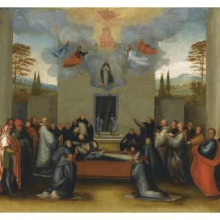 Baccio Della Porta - The Lying In State And Ascension Of Saint Anthonius