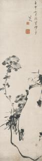 Bada Shanren - Bird And Chrysanthemum