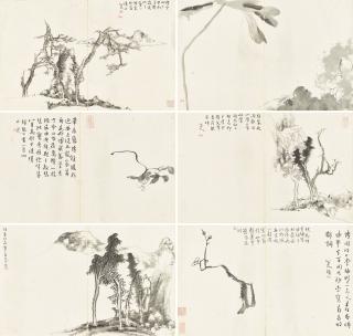 Bada Shanren - Landscapes and Flowers