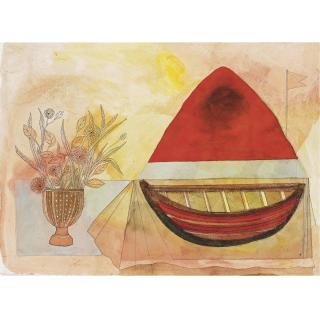 Badri Narayan - Flowervase, Mountain And Boat