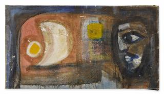 Badri Narayan - Untitled (Man And Moon)