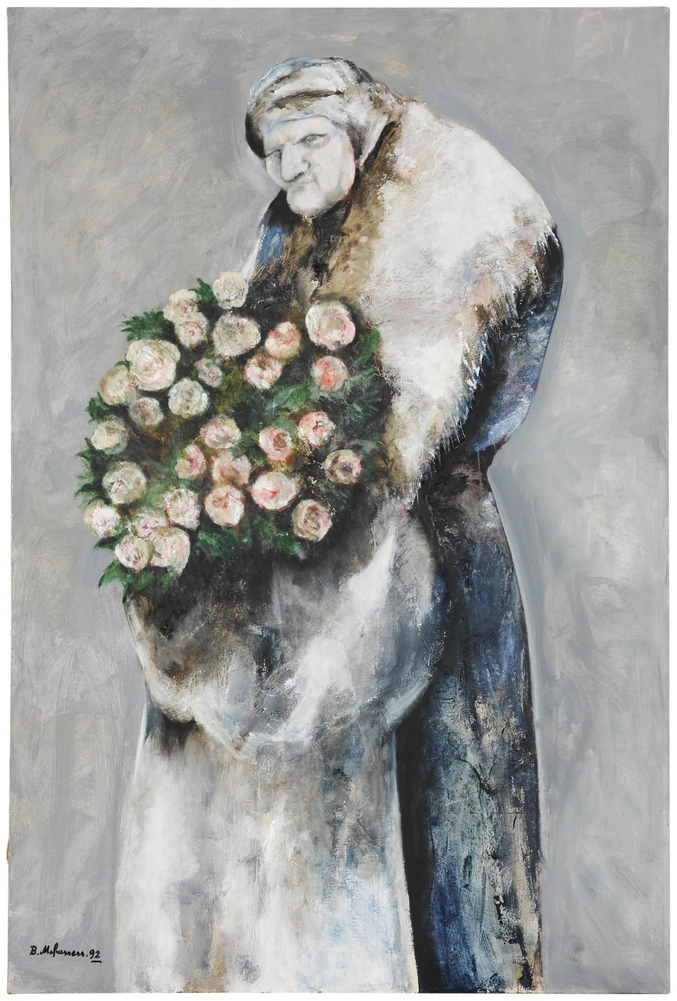 Bahman Mohassess - La Mia Fioraia: Fioraia di Piazza Navona (My Florist: Florist in Piazza Navona)