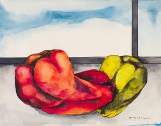 Bahman Mohassess - Still Life (Peppers)