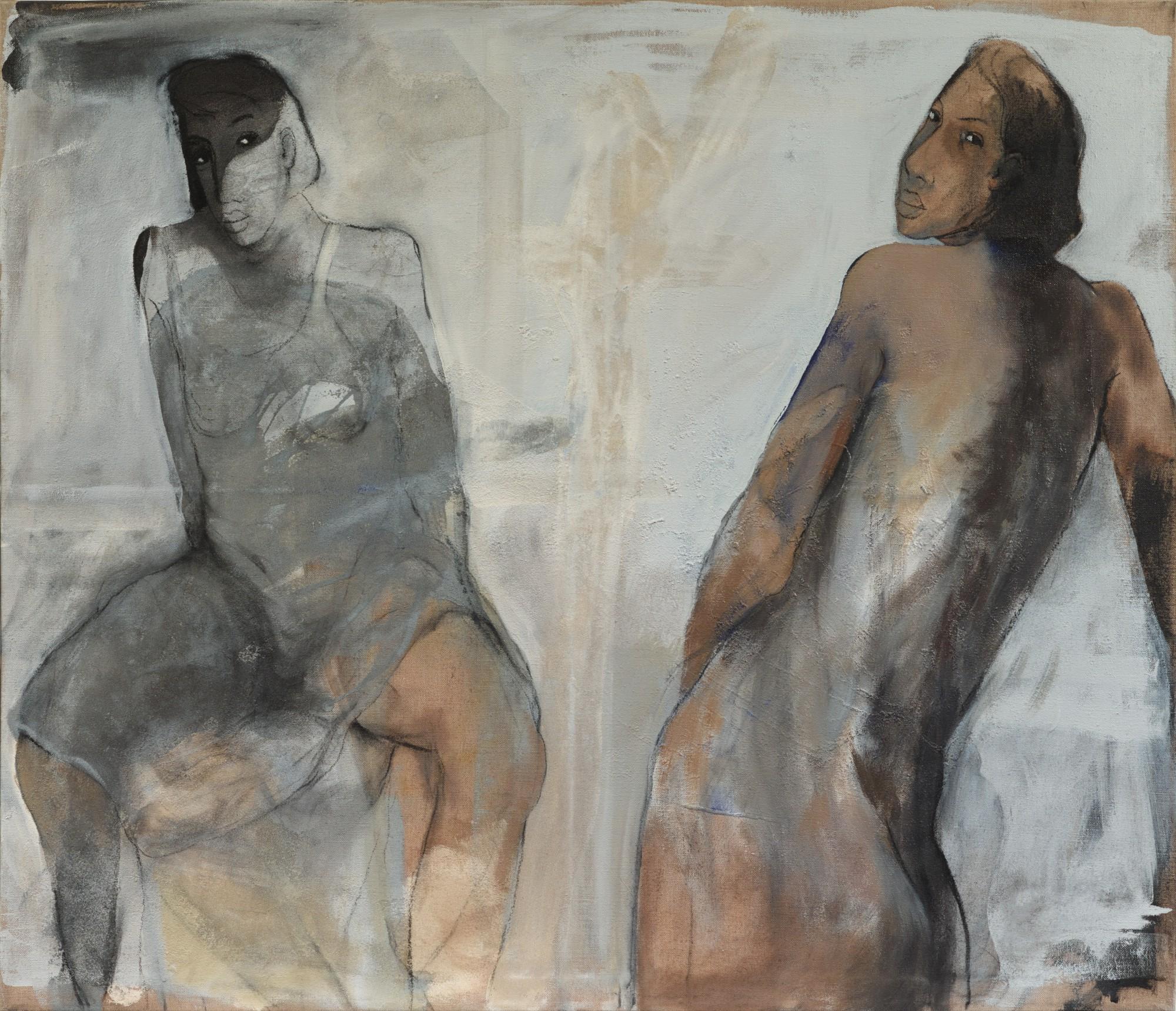 Bahram Hajou - Paar (Blau) (Couple (Blue))