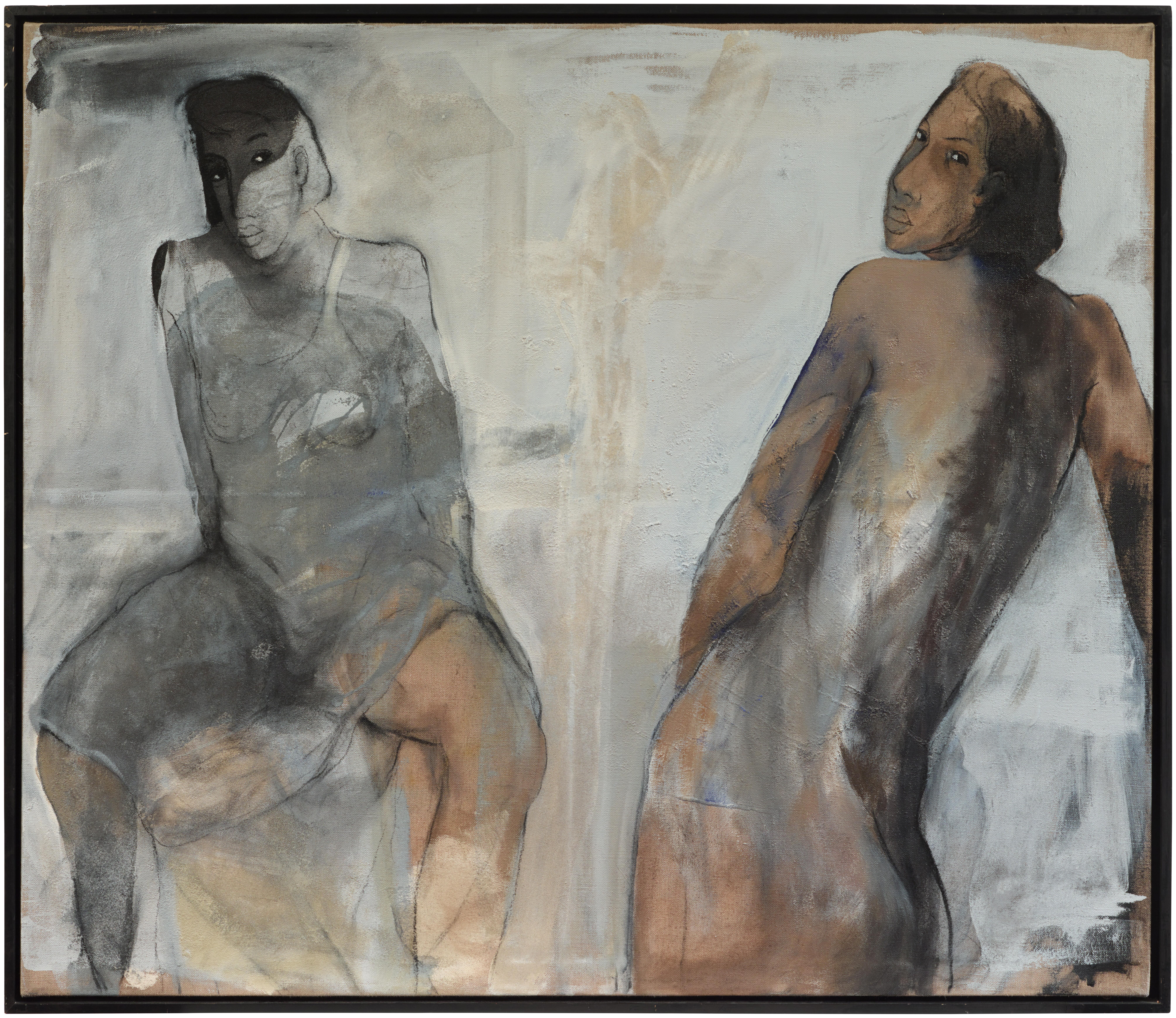 Bahram Hajou - Paar (Blau) (Couple (Blue))