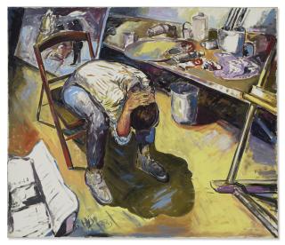 Bahram Hajou - Selbstbildnis [Self-Portrait]