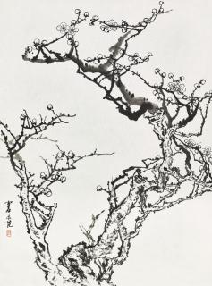 Bai Xueshi - Ink Plum Blossom