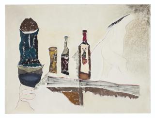 Bal Chhabda - Untitled (Still Life With Figure)