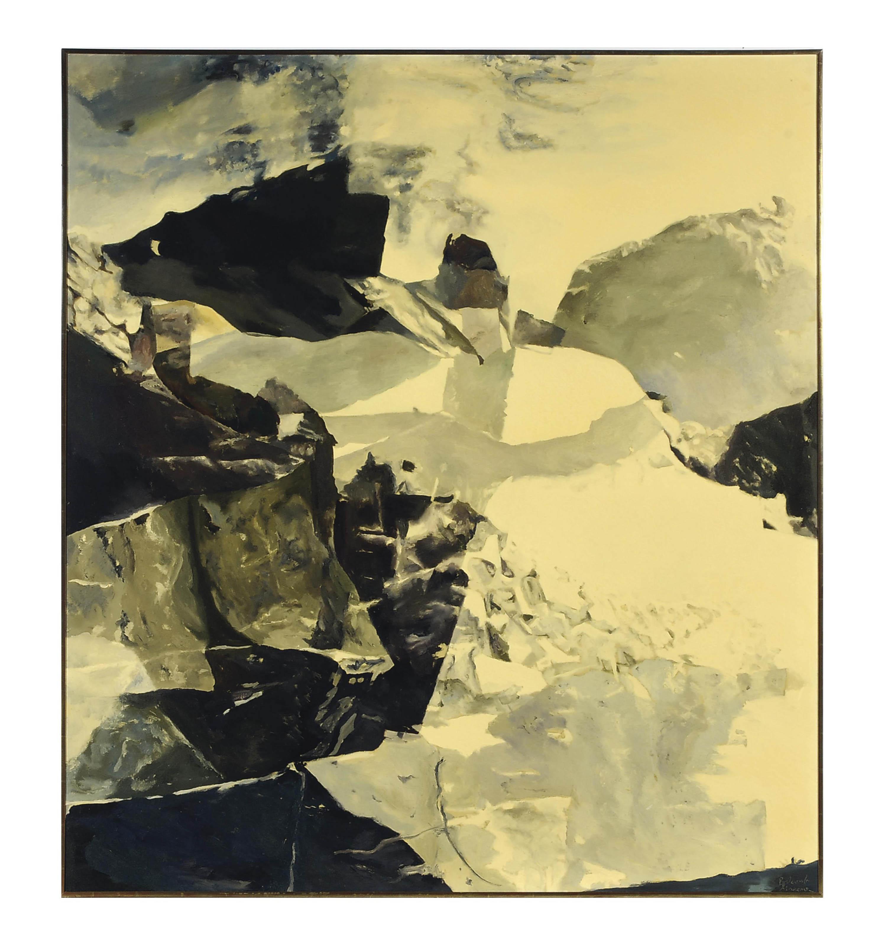 Balcomb Greene - Rocks at Water\'s Edge