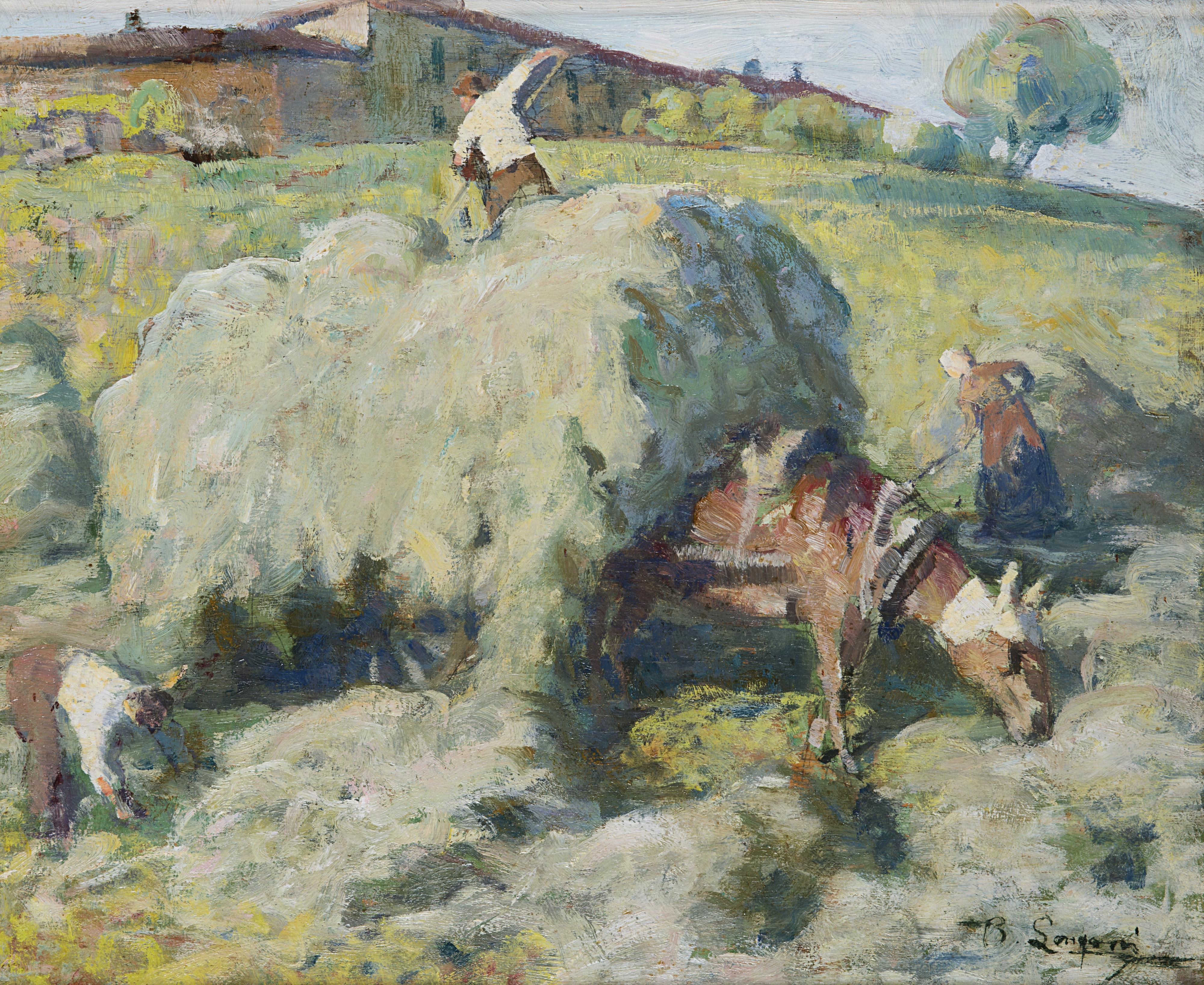 Baldassarre Longoni - Carro di fieno