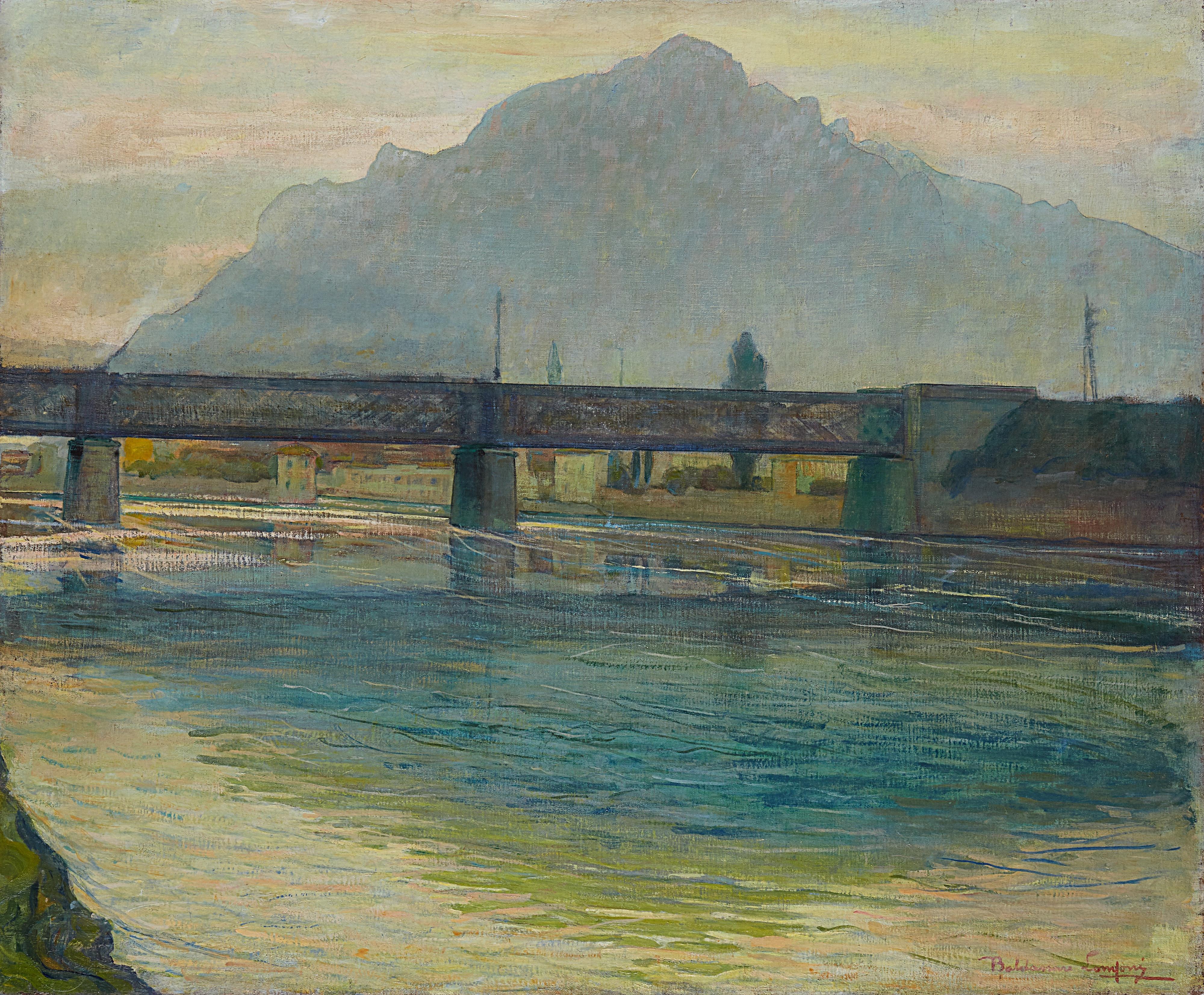 Baldassarre Longoni - Il Ponte di ferro. Lecco