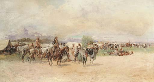 Baldomero Galofre Y Gimenez - Hombres a Caballo