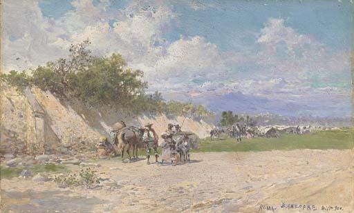 Baldomero Galofre y Gimenez - The Gypsy Camp