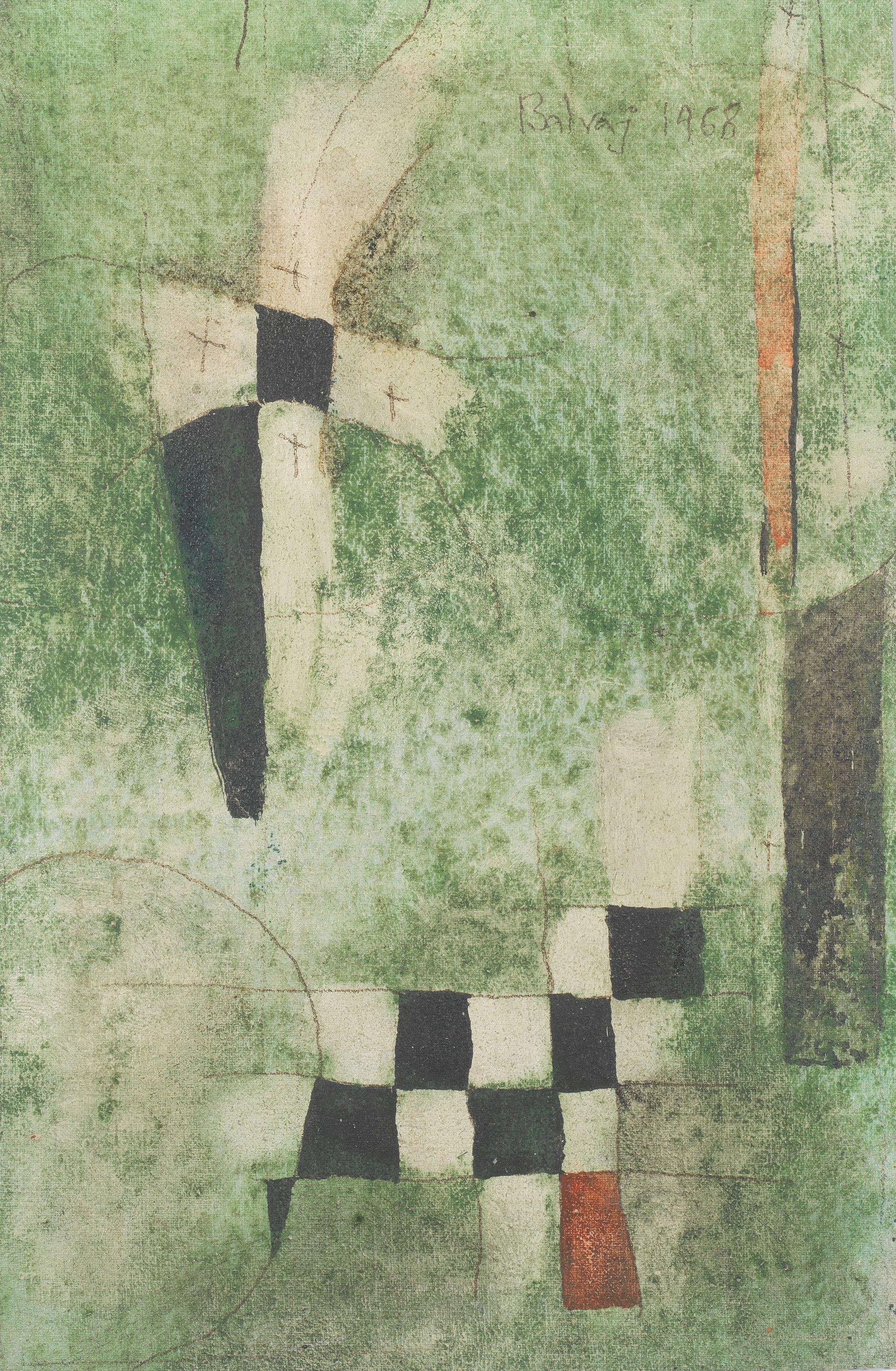 Balraj Khanna - Untitled (Abstract)