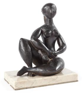 Baltasar Lobo Casuero - Femme assise par terre