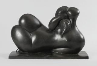 Baltasar Lobo - Femme À La Chevelure Tressée